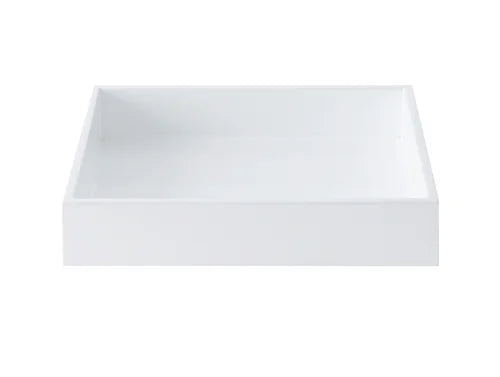 LUX Lako padėklas WHITE 19*19*3,5 cm