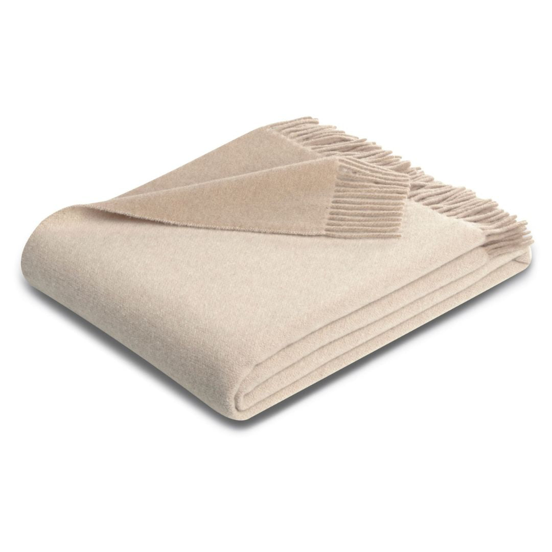 Vilnonis dvipusis pledas NATURE-BEIGE