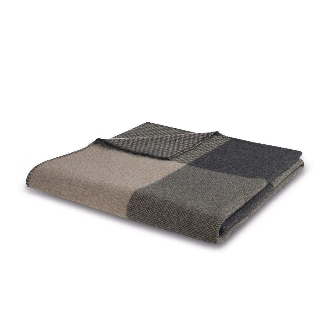 Merino vilnos pledas FRAME MOKKA