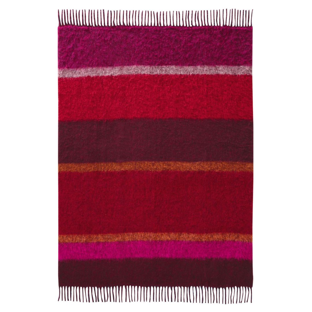 Pledas su avių vilna MOHAIR LOOK CRIMSON