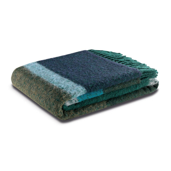 Pledas su avių vilna MOHAIR LOOK EMERALD