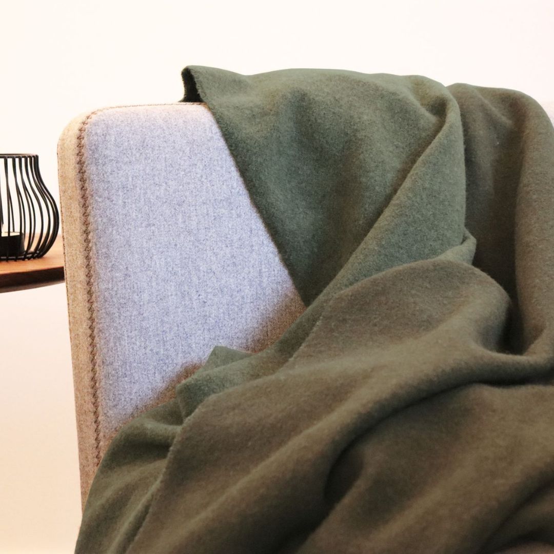 Dvipusis kašmyro pledas miškas- šalavijas