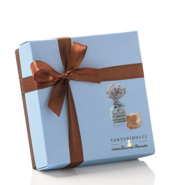 Šokoladinių triufelių dėžutė TARTUFI CAPPUCCINO COLORE 125 g - THE HOME STORY